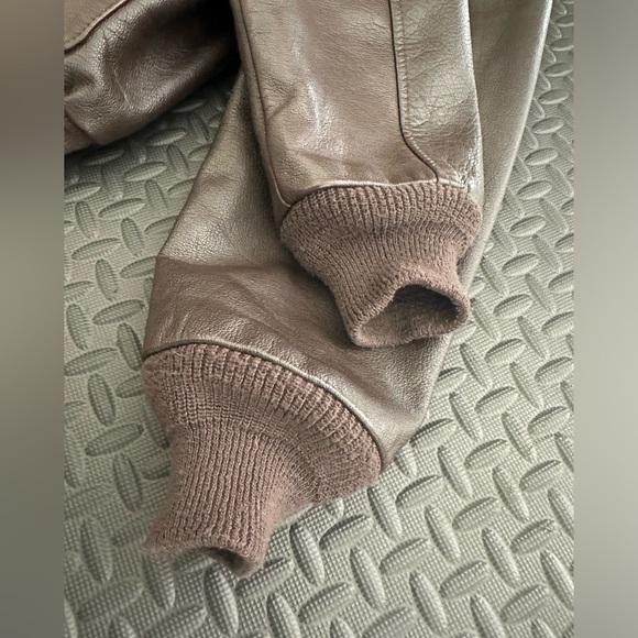 VTG Cooper Type A-2 Flight Pilot Jacket Large 44R US Air Force 100% Goatskin EUC - Picture 6 of 15